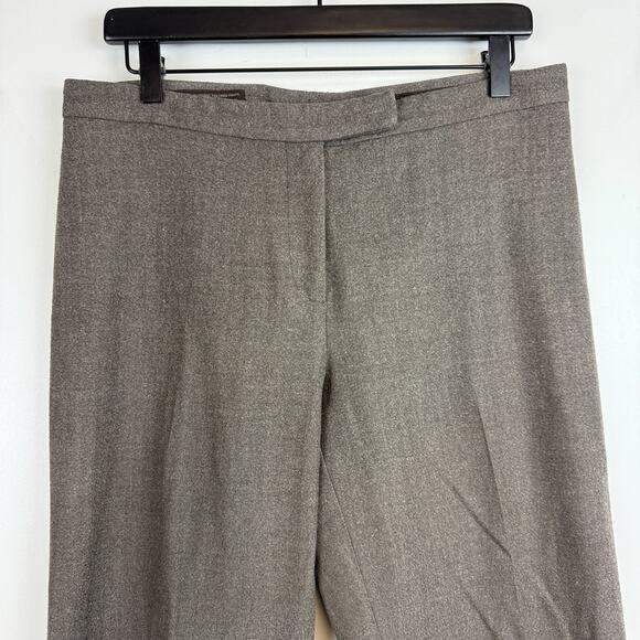 Peserico Womens Brown High Rise Slim Trouser Dress Pants - 48 (14 US) - Picture 2 of 8